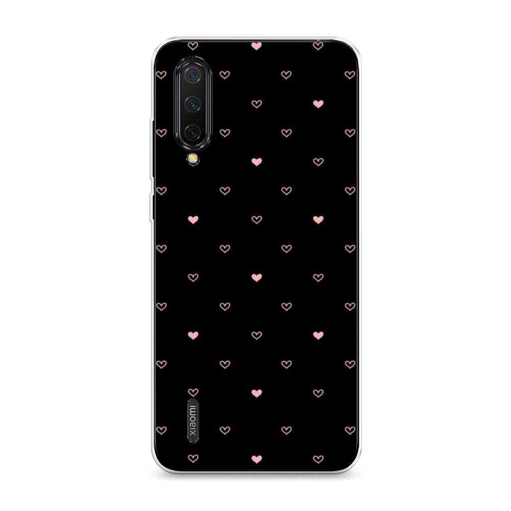 

Чехол Awog на Xiaomi Mi A3 Lite/Mi CC9/Mi 9 Lite "Черный фон и сердечки", Разноцветный, 36250-3