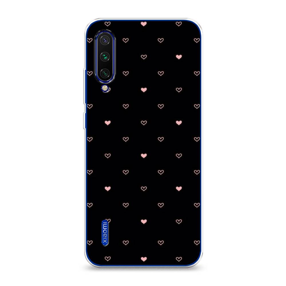 

Чехол Awog на Xiaomi Mi CC9E/Mi A3 "Черный фон и сердечки", Разноцветный, 36050-3