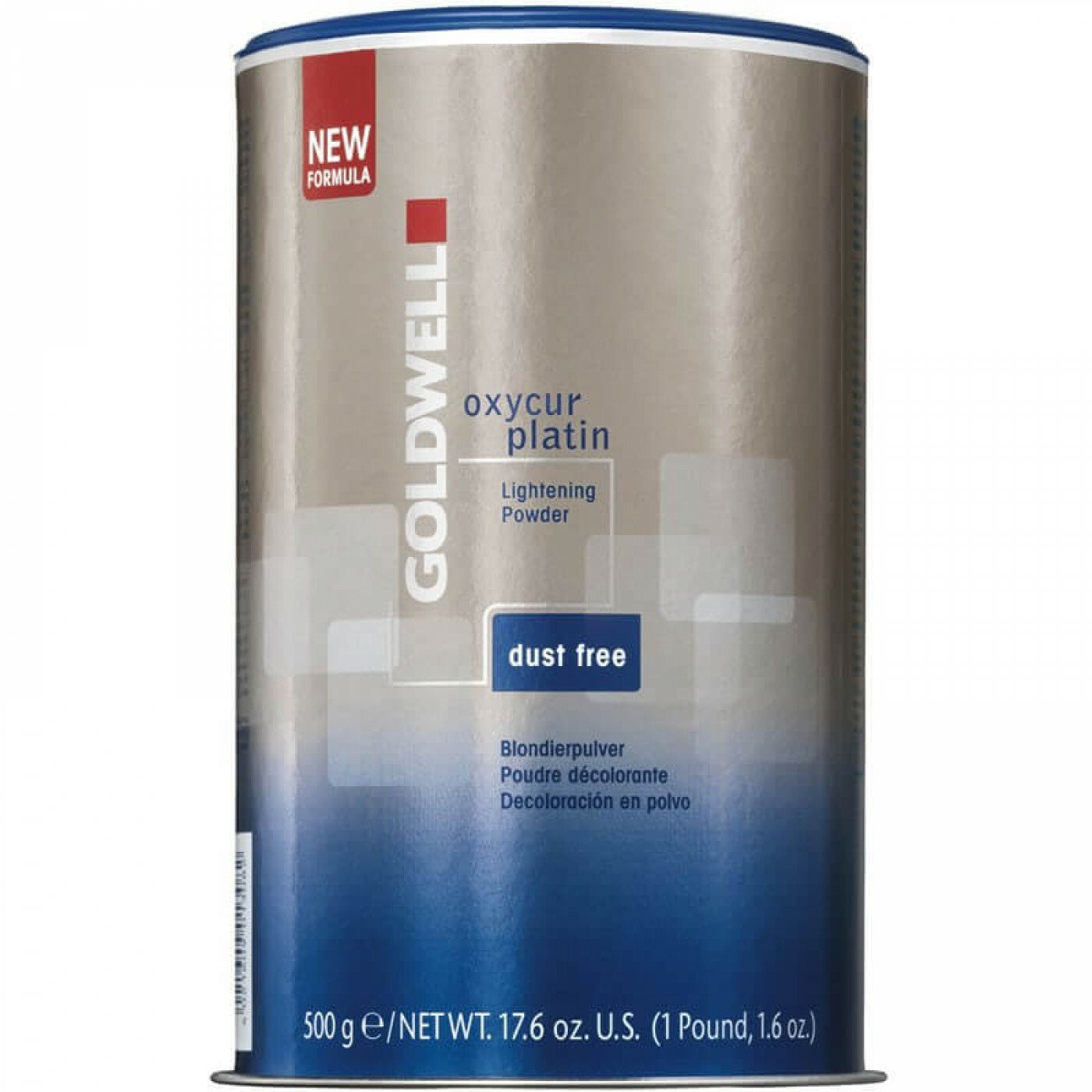 Обесцвечивающий порошок без пыли Goldwell Oxycur Platin Dust-Free 500 г bouticle порошок обесцвечивающий с комбинацией нейтрализующих пигментов cool platinum touch 500 г