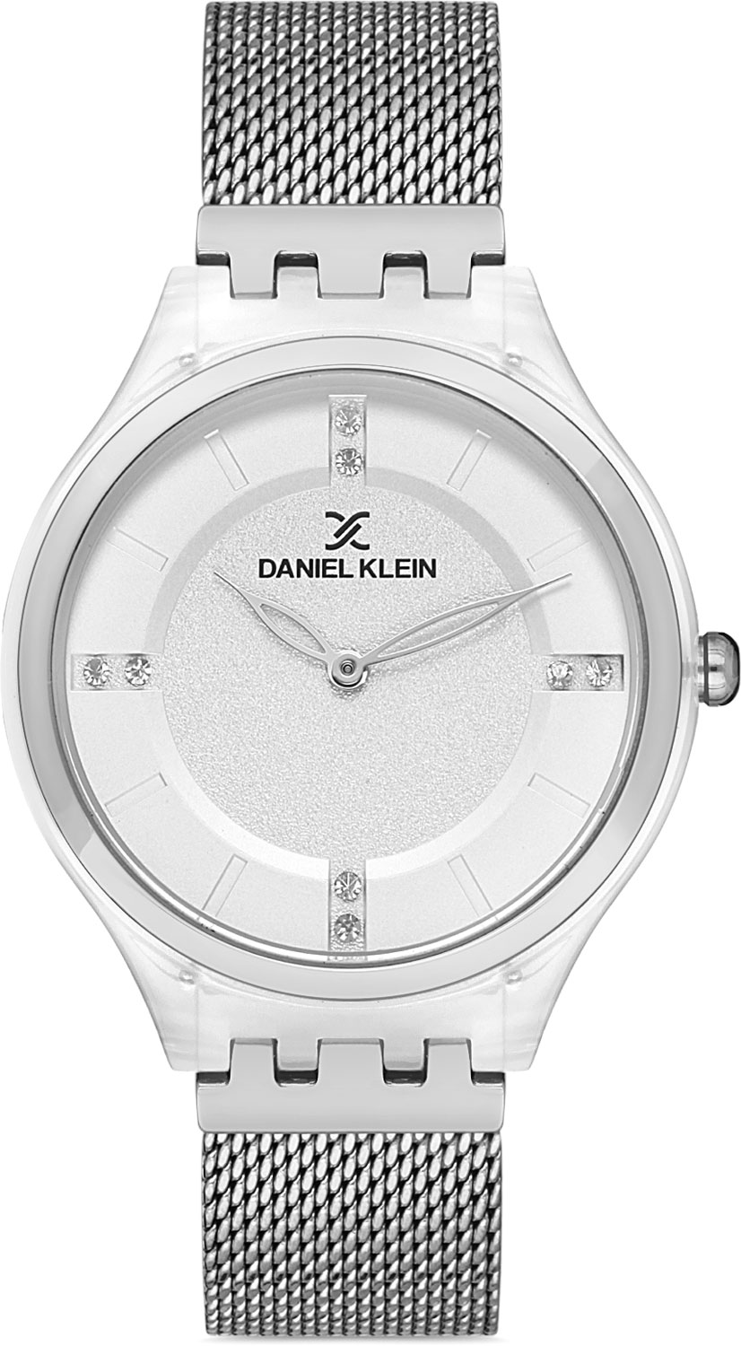 фото Наручные часы женские daniel klein dk.1.12991-1 серебристые