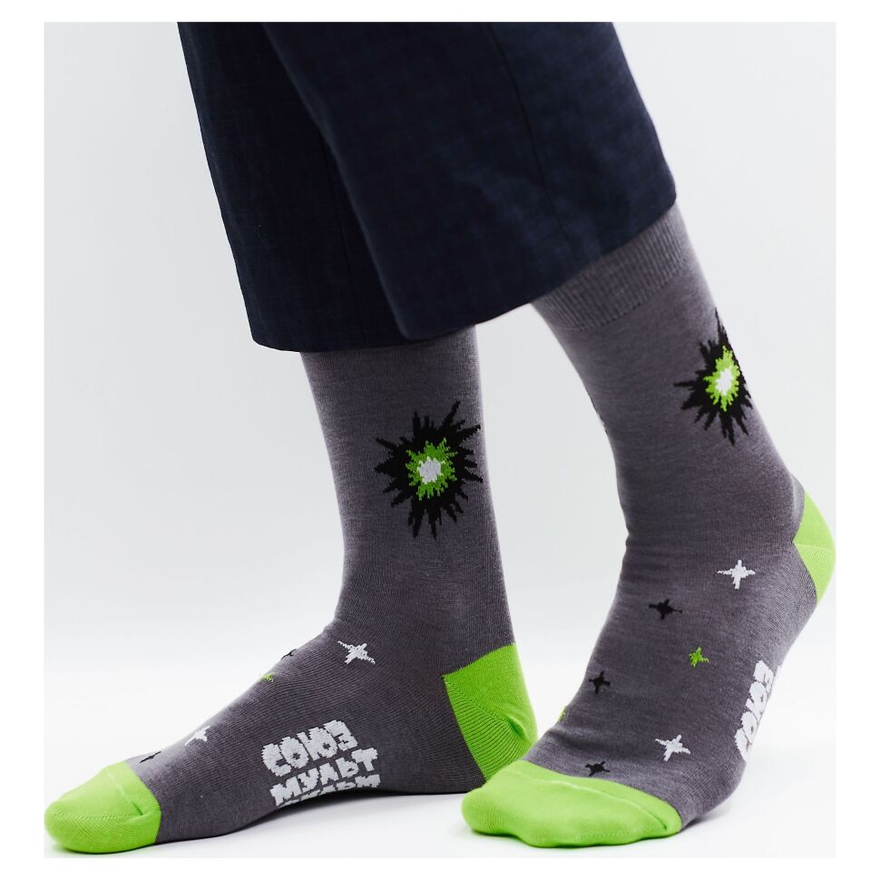

Носки мужские St. Friday Socks smf-1142-14 серые, Серый, smf-1142-14
