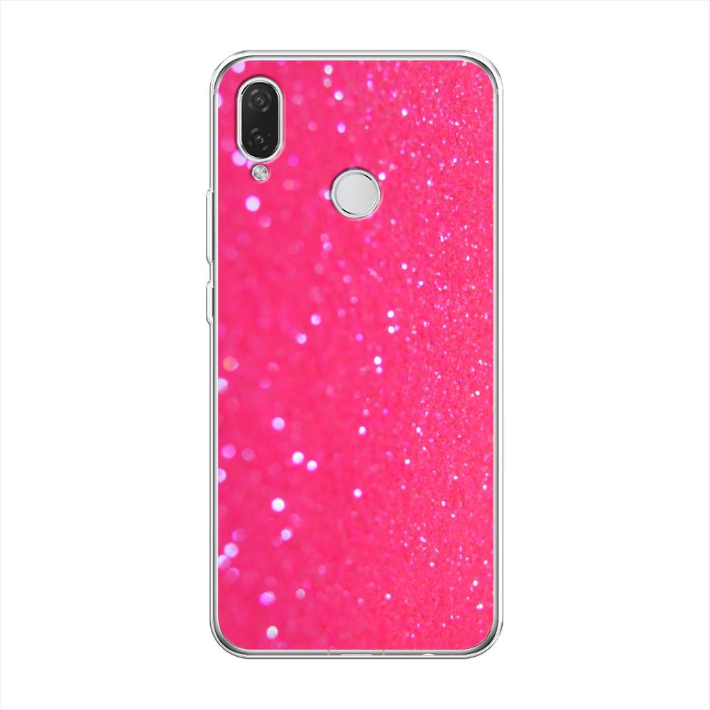 

Чехол Awog "Малиновые блестки рисунок" для Huawei Nova 3i