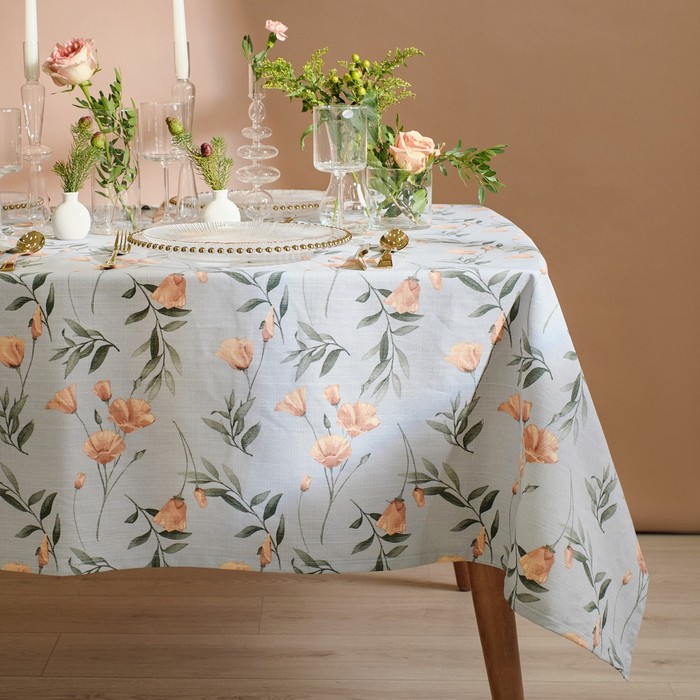 

Скатерть Этель Yellow poppies 149х250 см, 100% хл, репс 210 г/м2, Голубой;разноцветный, Yellow poppies