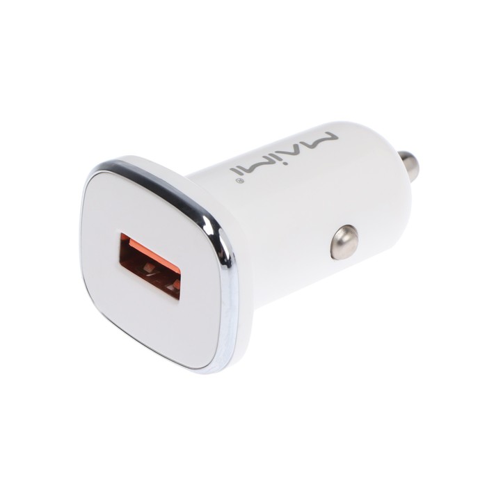 фото Автомобильное зарядное устройство maimi cc112, 1 usb, 4 а, quick charge, белый