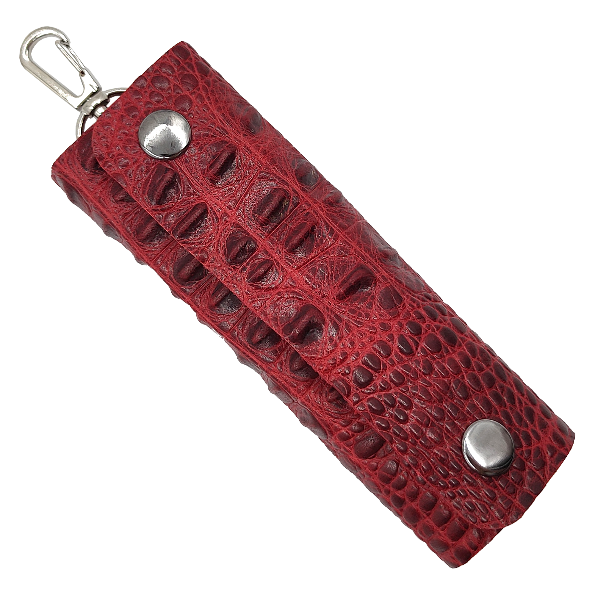 

Ключница унисекс Shiva Leather Крокодил красная, Красный, Крокодил
