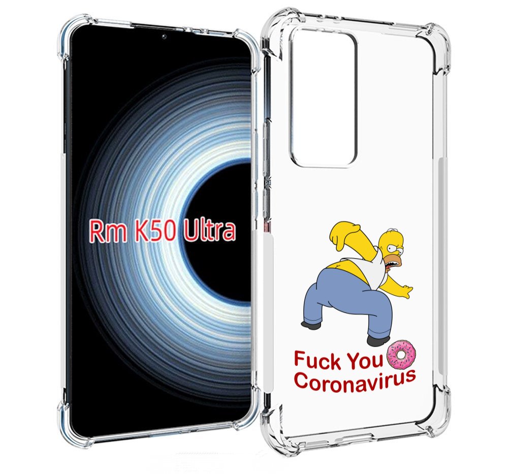 

Чехол MyPads корона-уходи для Xiaomi 12T / Redmi K50 Ultra, Прозрачный, Tocco