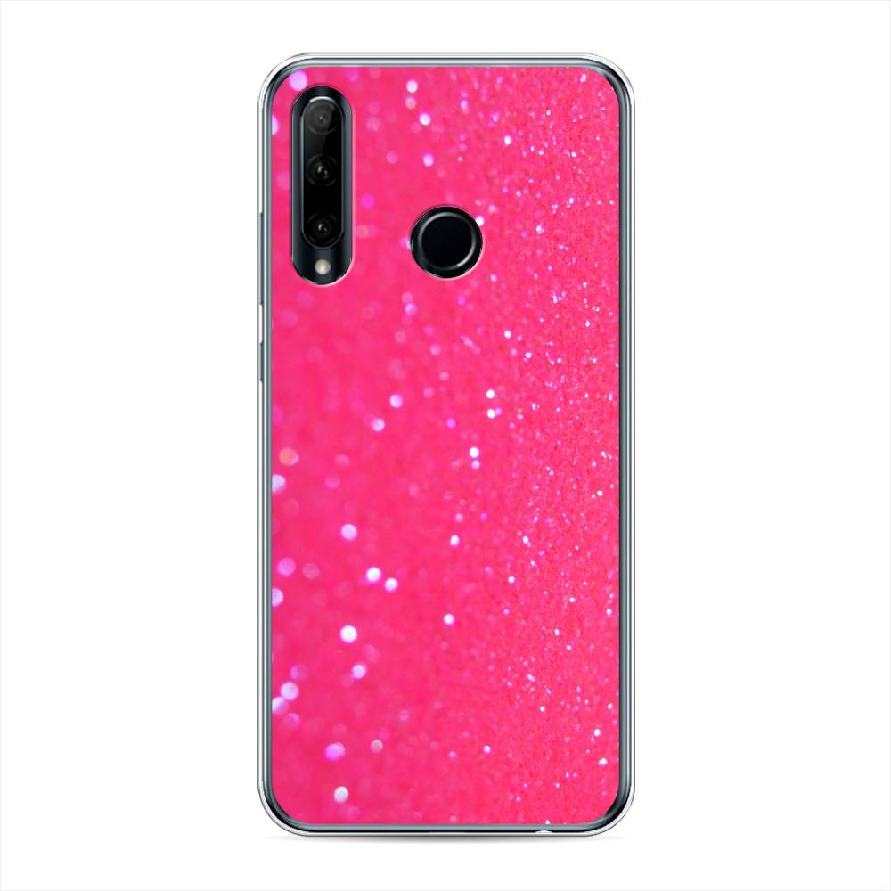 

Чехол Awog "Малиновые блестки рисунок" для Honor 10i