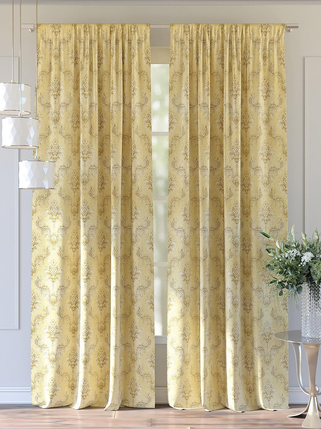 

Комплекты штор AT HOME / шторы в комнату 150х280 см / Бривис (желтый), 750224