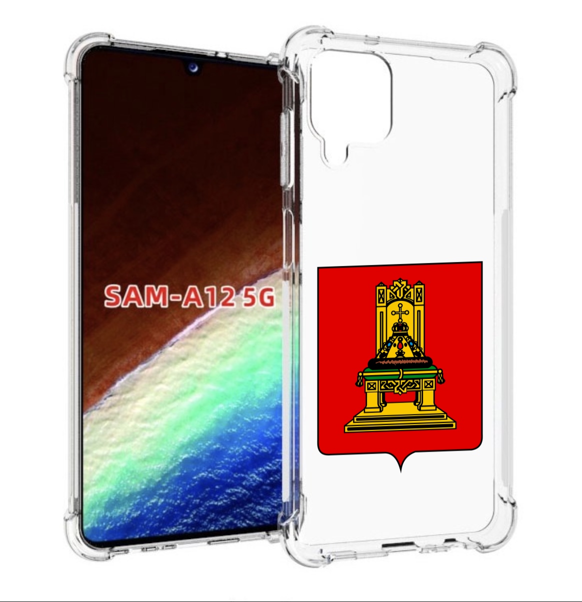 

Чехол MyPads герб-тверская-область для Samsung Galaxy A12 (SM-A125F) 2020/21, Прозрачный, Tocco