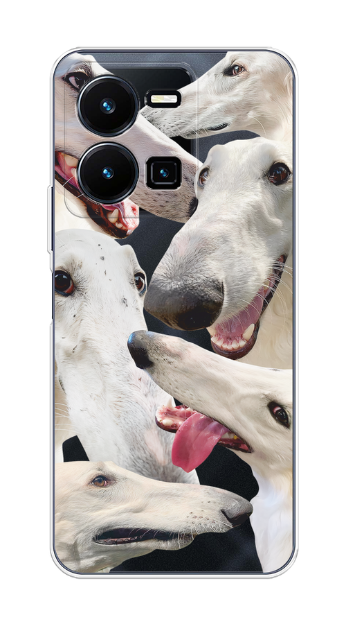 

Чехол на Vivo Y35 4G "Собака с длинным носом", Белый;бежевый;розовый, 267250-1