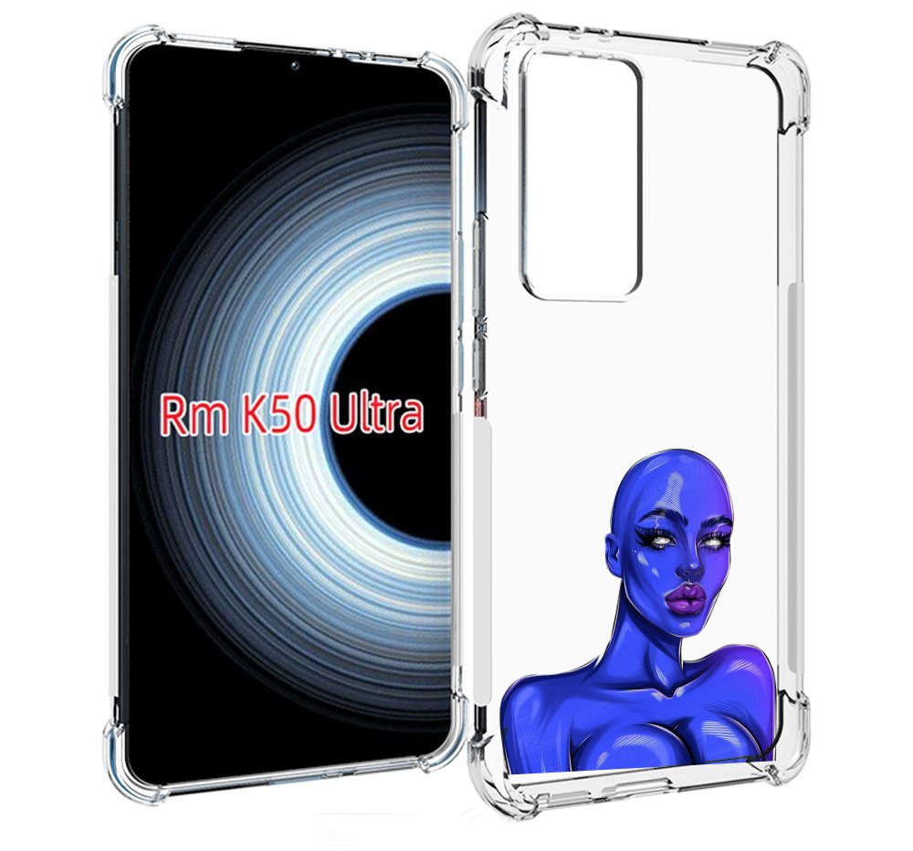 

Чехол MyPads инопланетянка для Xiaomi 12T / Redmi K50 Ultra, Прозрачный, Tocco