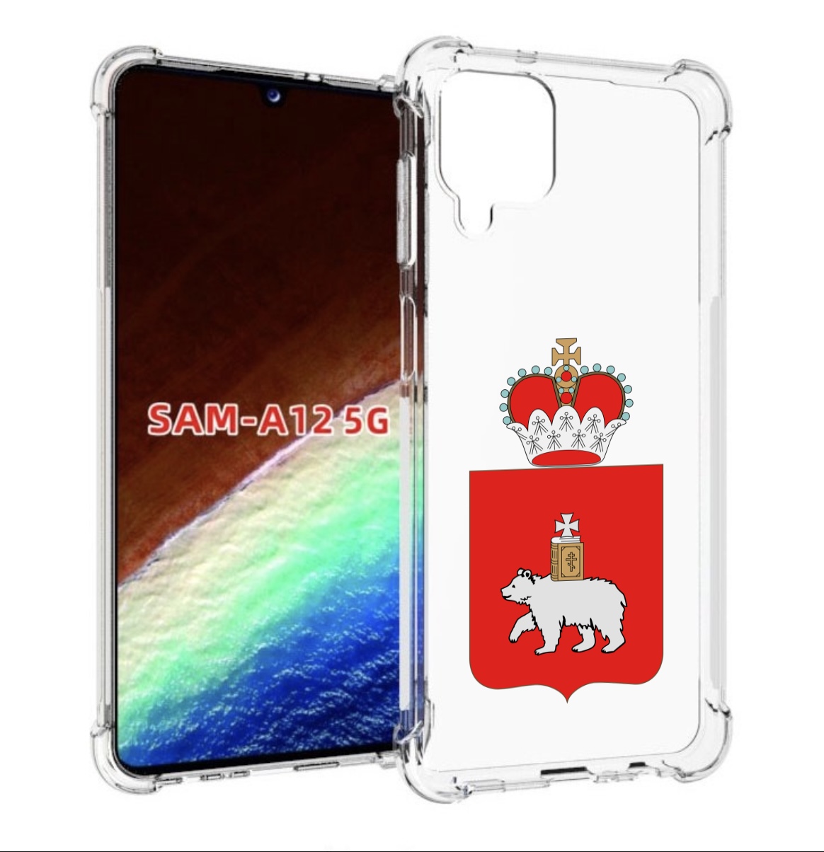 

Чехол MyPads герб-пермскии-краи для Samsung Galaxy A12 (SM-A125F) 2020/21, Прозрачный, Tocco