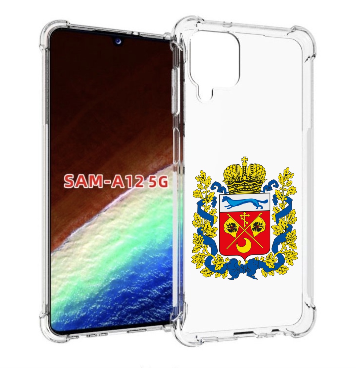 

Чехол MyPads герб-оренбургская-область для Samsung Galaxy A12 (SM-A125F) 2020/21, Прозрачный, Tocco