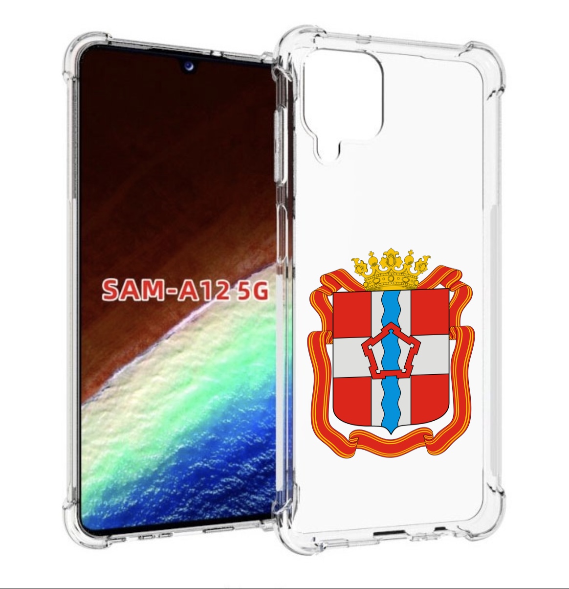 

Чехол MyPads герб-омскои-области для Samsung Galaxy A12 (SM-A125F) 2020/21, Прозрачный, Tocco