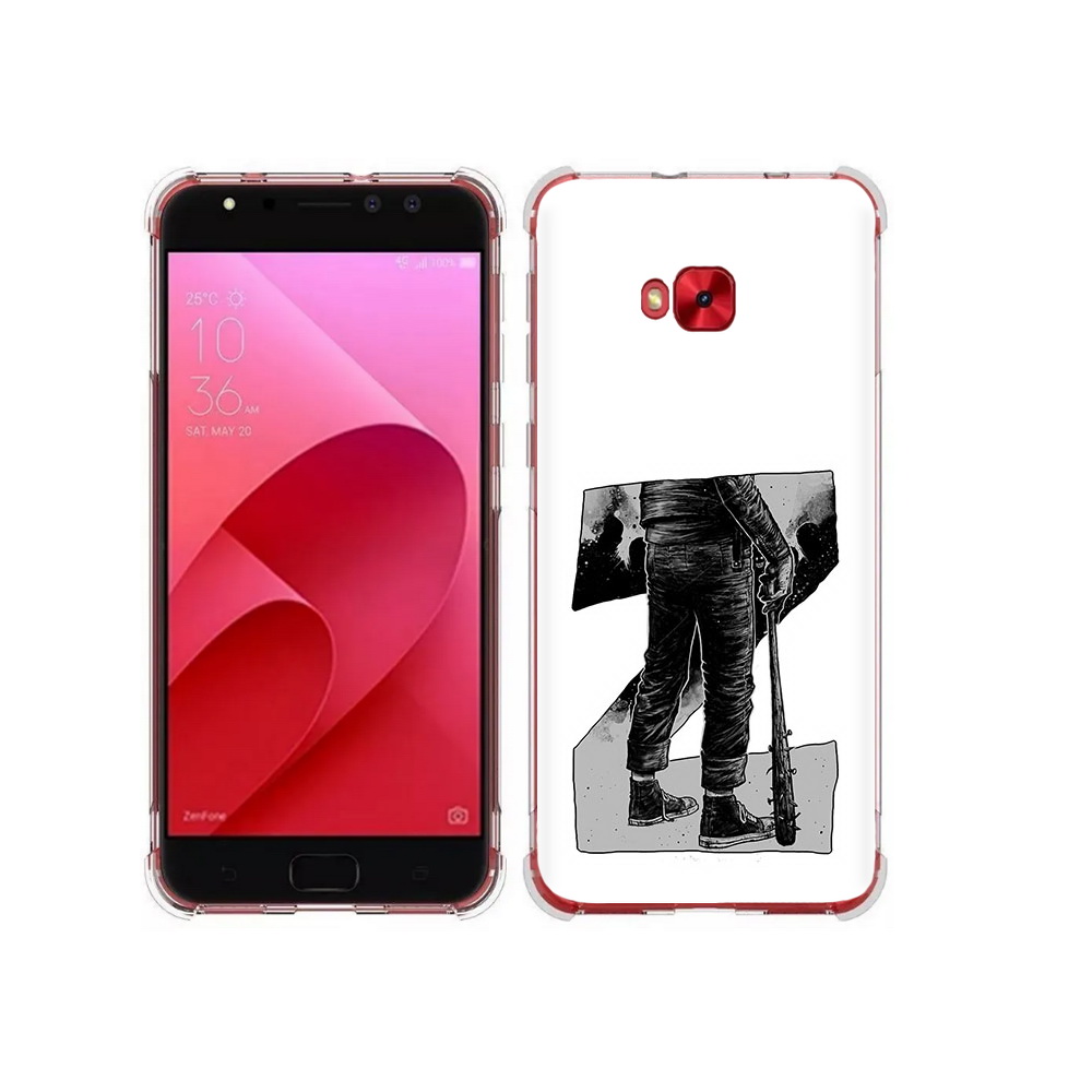 

Чехол MyPads Tocco для Asus ZenFone 4 Selfie воин черно белый (PT76274.652.265), Tocco