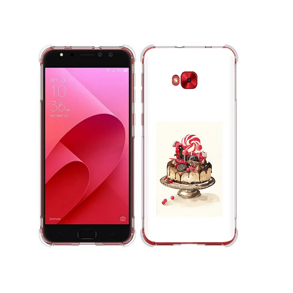 

Чехол MyPads Tocco для Asus ZenFone 4 Selfie вкусный торт (PT76274.652.262), Прозрачный, Tocco