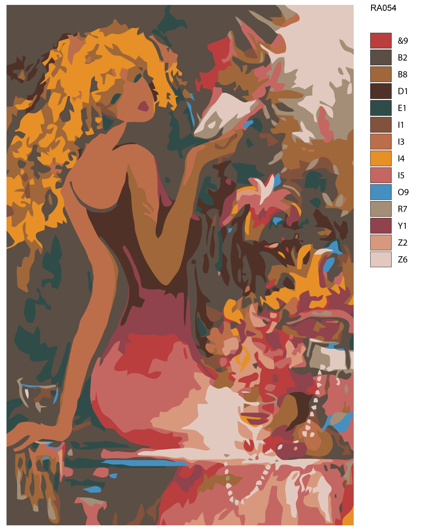 

Картина по номерам, Живопись по номерам, 80 x 120, RA054, RA054