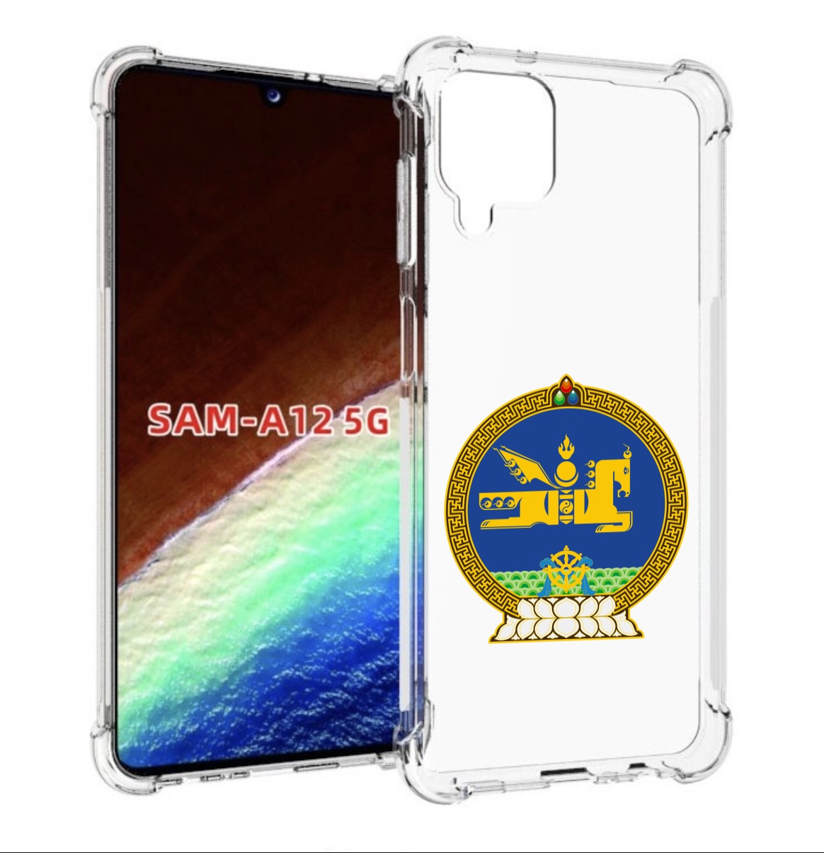 

Чехол MyPads герб-монголия для Samsung Galaxy A12 (SM-A125F) 2020/21/A12 Nacho SM-A127F, Прозрачный, Tocco