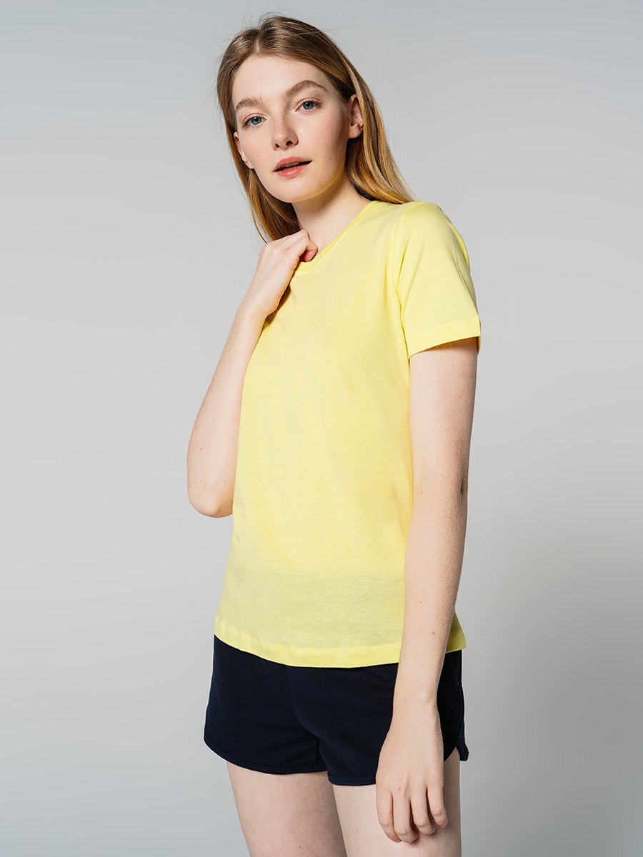 

Футболка женская ТВОЕ 59234 желтая S, 59234