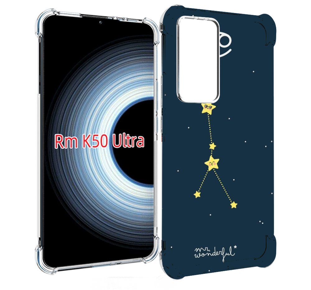 

Чехол MyPads знак-зодиака-рак-3 для Xiaomi 12T / Redmi K50 Ultra, Прозрачный, Tocco