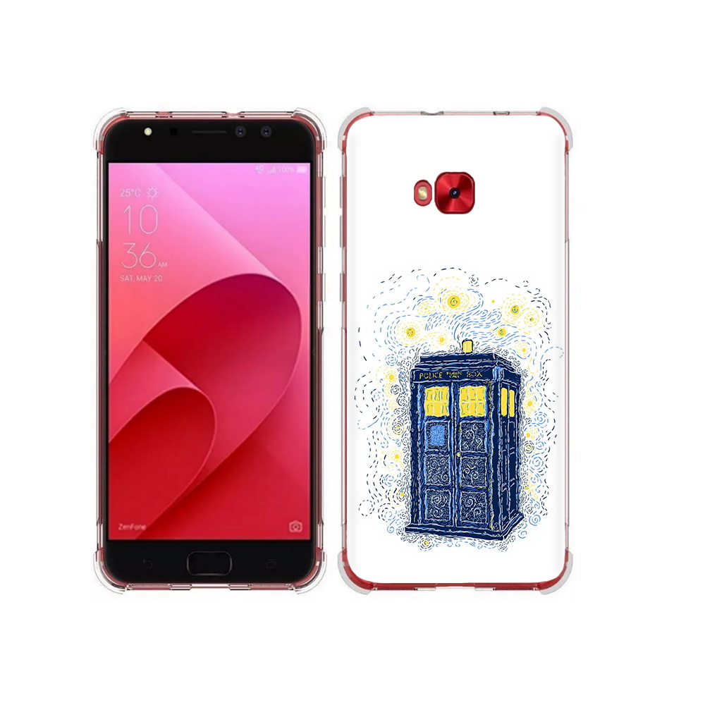 Чехол MyPads Tocco для Asus ZenFone 4 Selfie будка рисунок (PT76274.652.249)