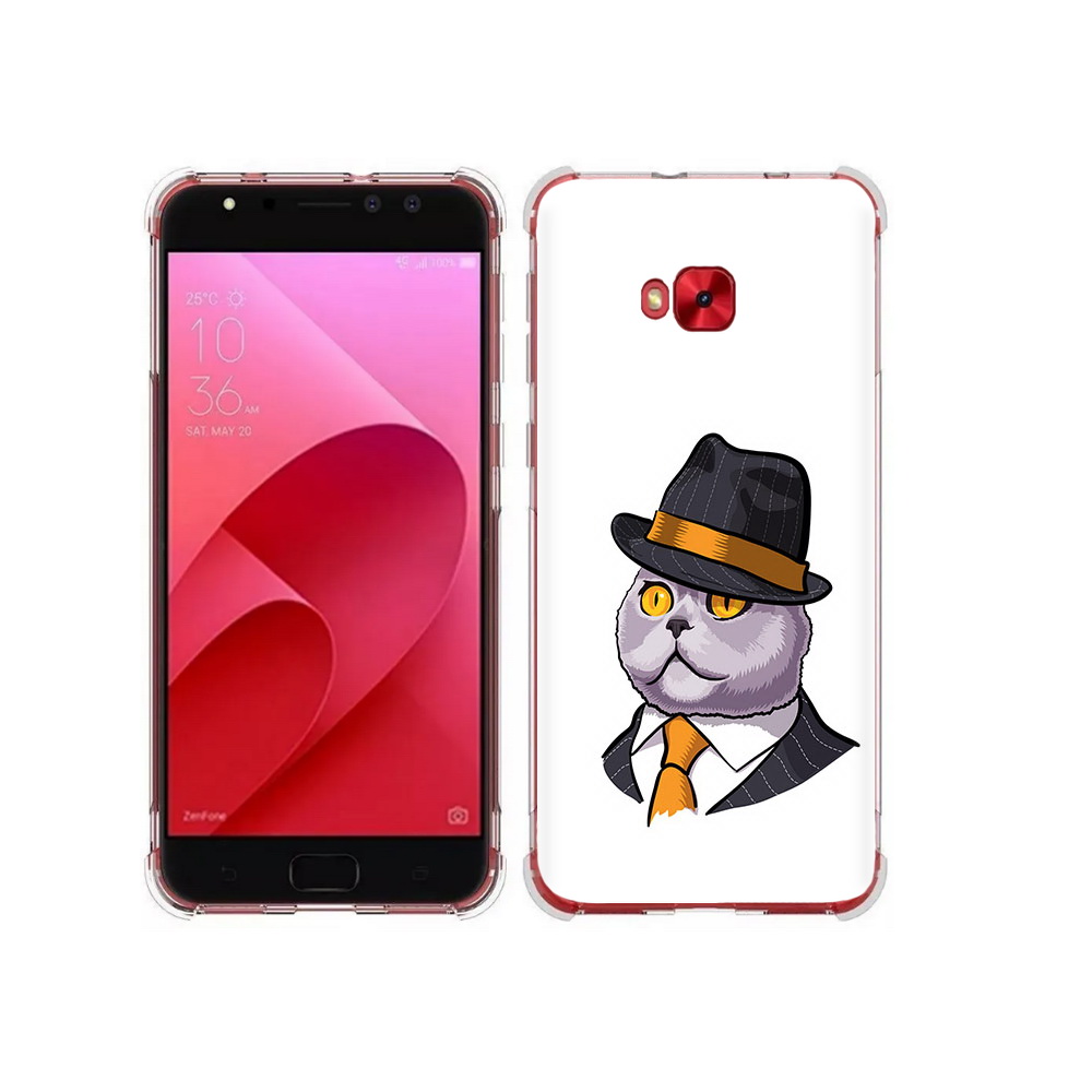 

Чехол MyPads Tocco для Asus ZenFone 4 Selfie британец (PT76274.652.247), Прозрачный, Tocco