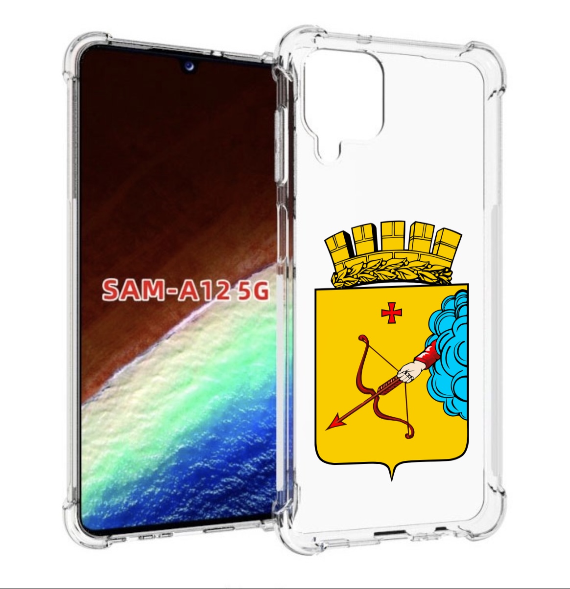 Чехол MyPads герб-кировская-область для Samsung Galaxy A12 (SM-A125F) 2020/21 Tocco