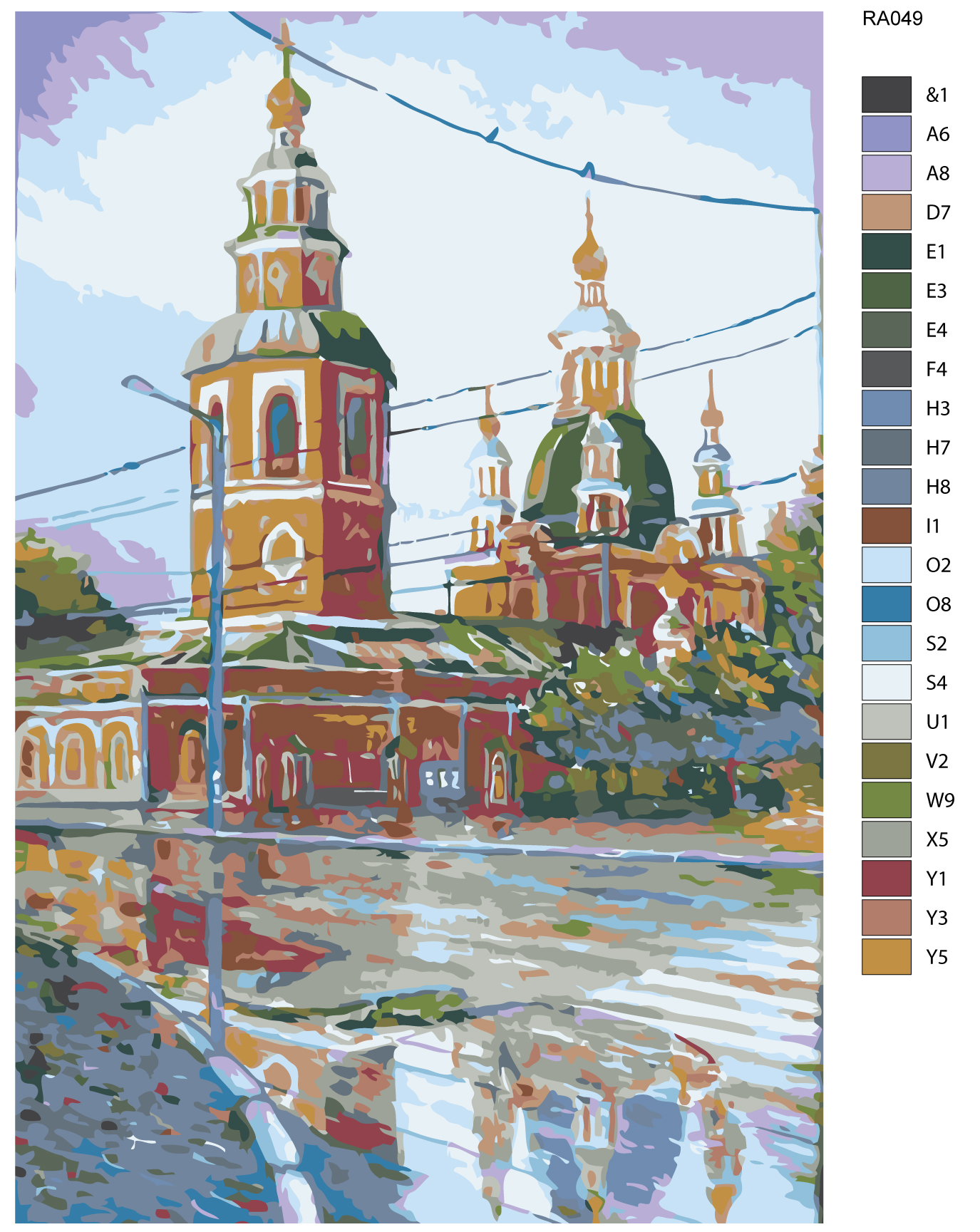

Картина по номерам, Живопись по номерам, 100 x 150, RA049, RA049