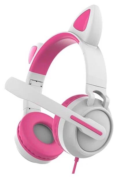

Гарнитура Qumo Game Cat White-Pink, Game Cat