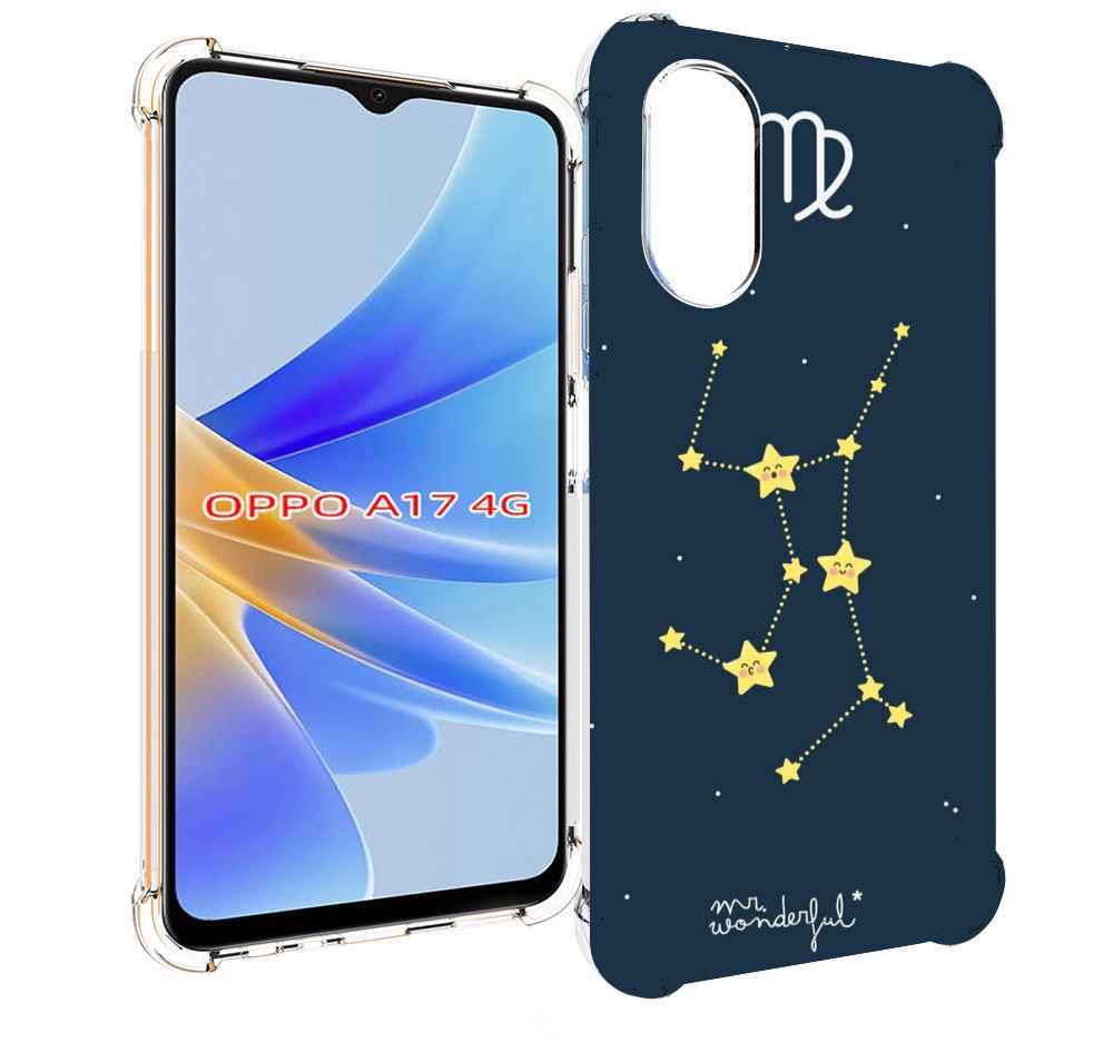 

Чехол MyPads знак-зодиака-дева-3 для OPPO A17, Прозрачный, Tocco