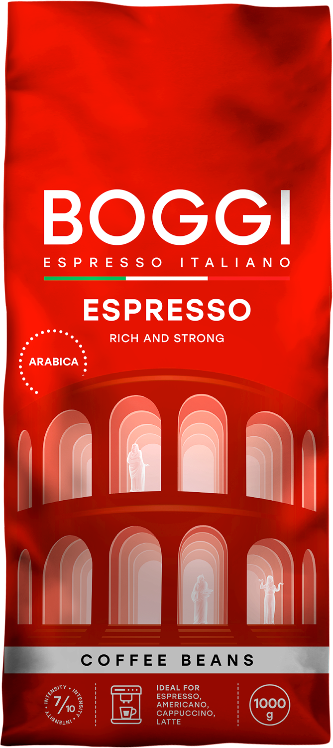 

Кофе в зернах BOGGI ESPRESSO ITALIANO Espresso, 1 кг