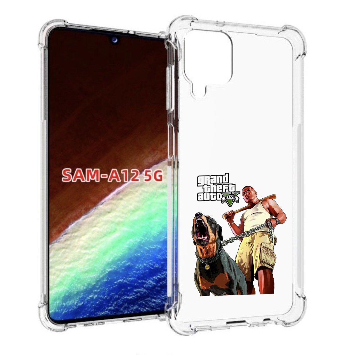 

Чехол MyPads GTA грозная собака для Samsung Galaxy A12 (SM-A125F) 2020/21, Прозрачный, Tocco