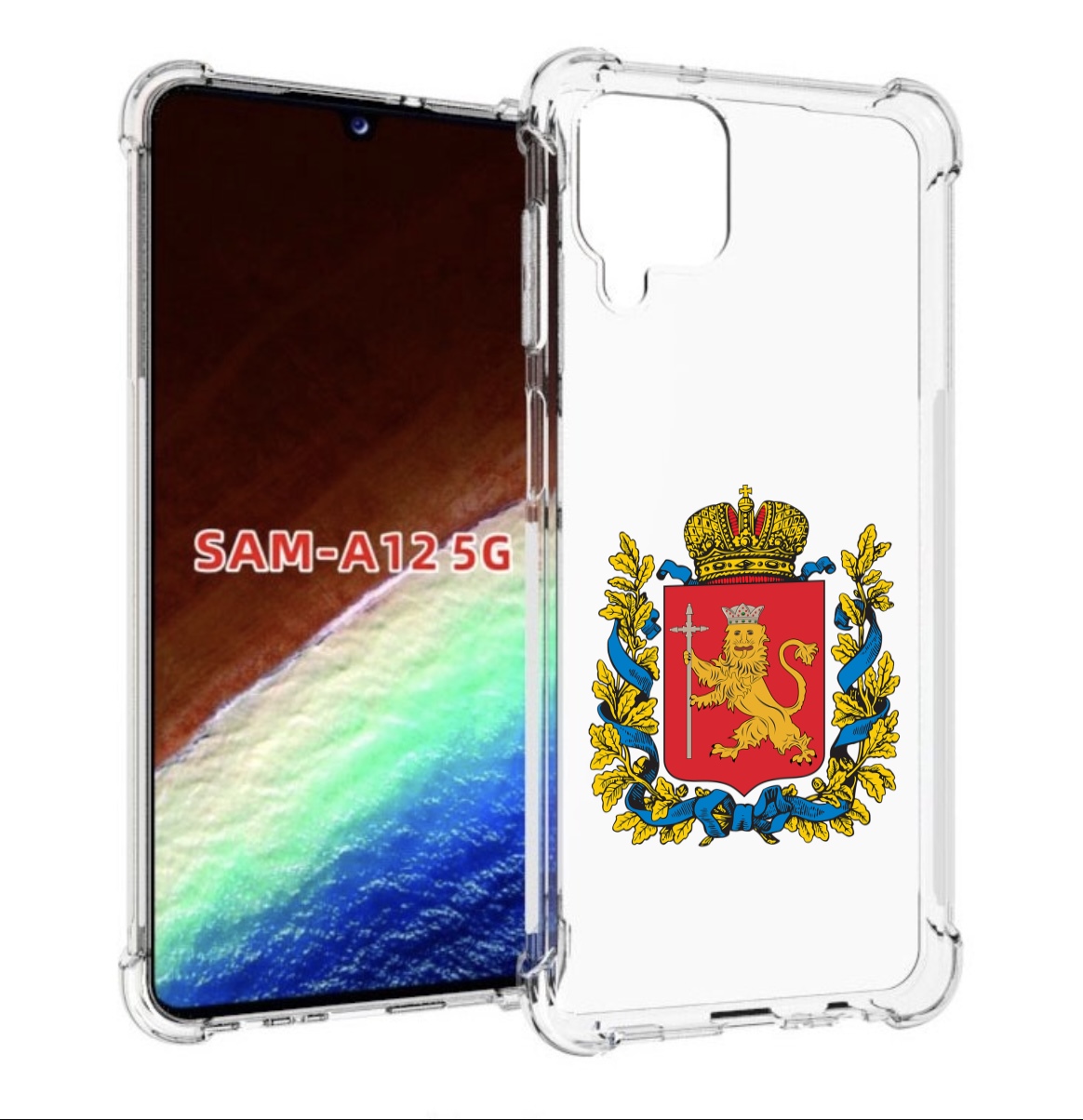 

Чехол MyPads герб-владимирская-область для Samsung Galaxy A12 (SM-A125F) 2020/21, Прозрачный, Tocco