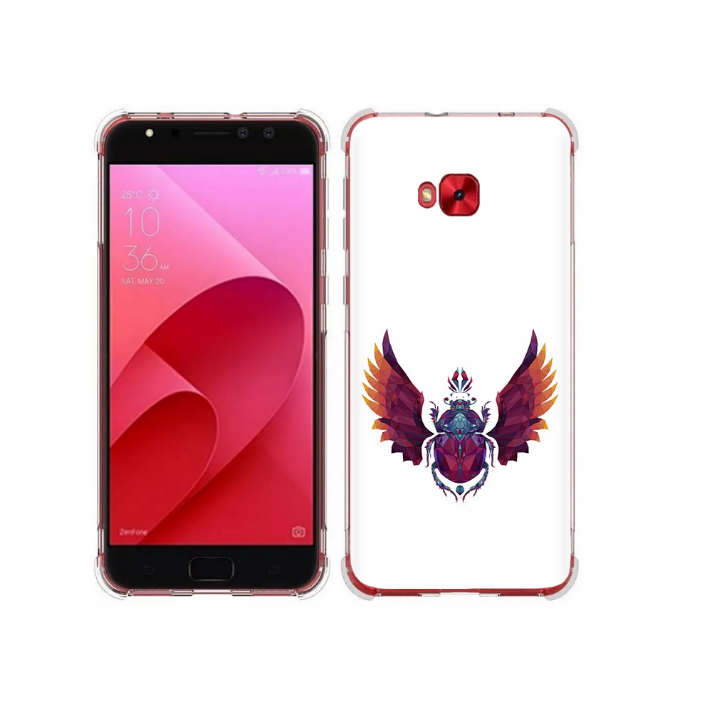 Чехол MyPads Tocco для Asus ZenFone 4 Selfie алмазный скоробей (PT76274.652.219)
