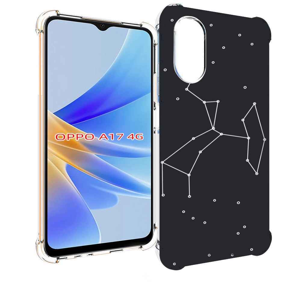

Чехол MyPads знак зодиака стрелец 6 для OPPO A17, Прозрачный, Tocco