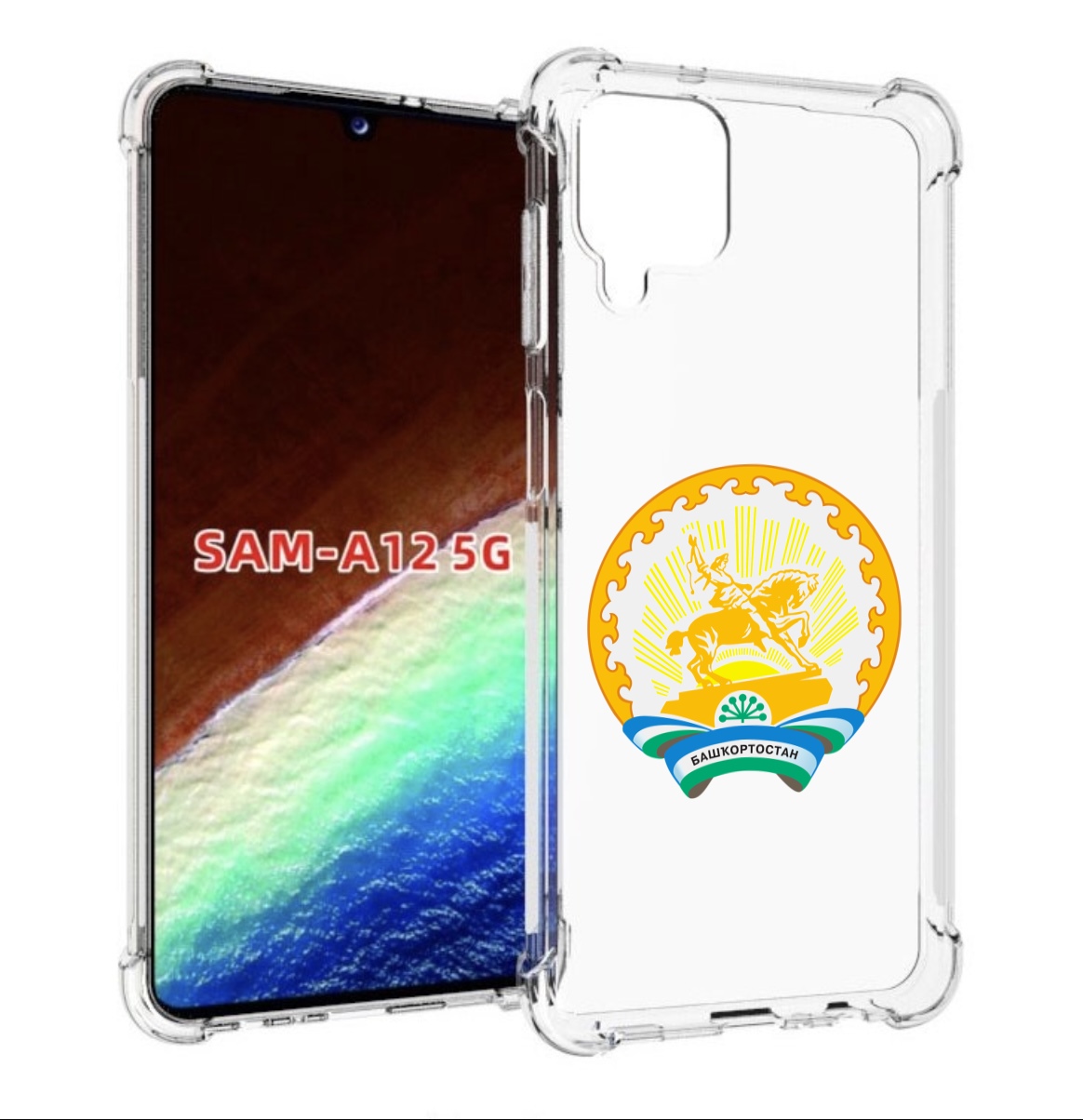 

Чехол MyPads герб-башкортостан-уфа для Samsung Galaxy A12 (SM-A125F) 2020/21, Прозрачный, Tocco
