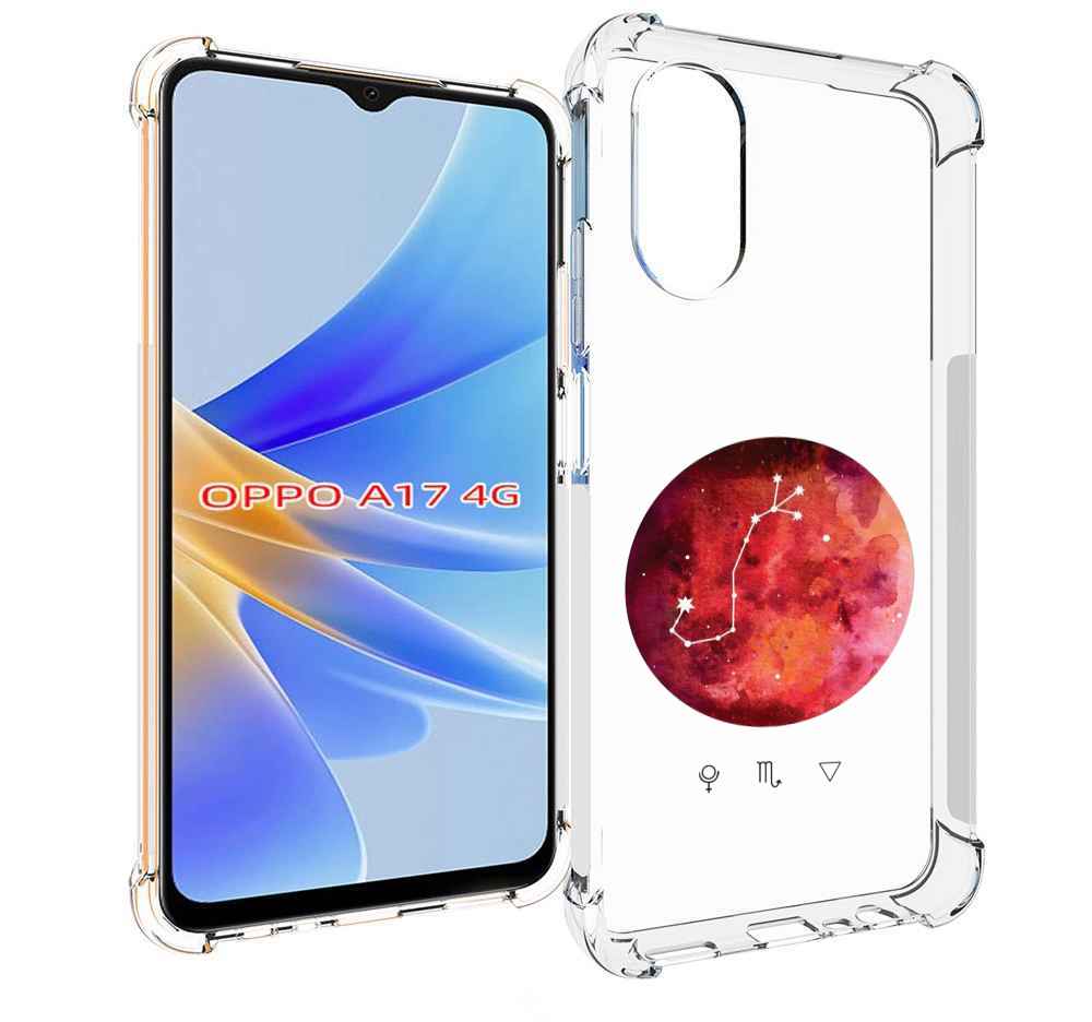 

Чехол MyPads знак зодиака скорпион 6 для OPPO A17, Прозрачный, Tocco