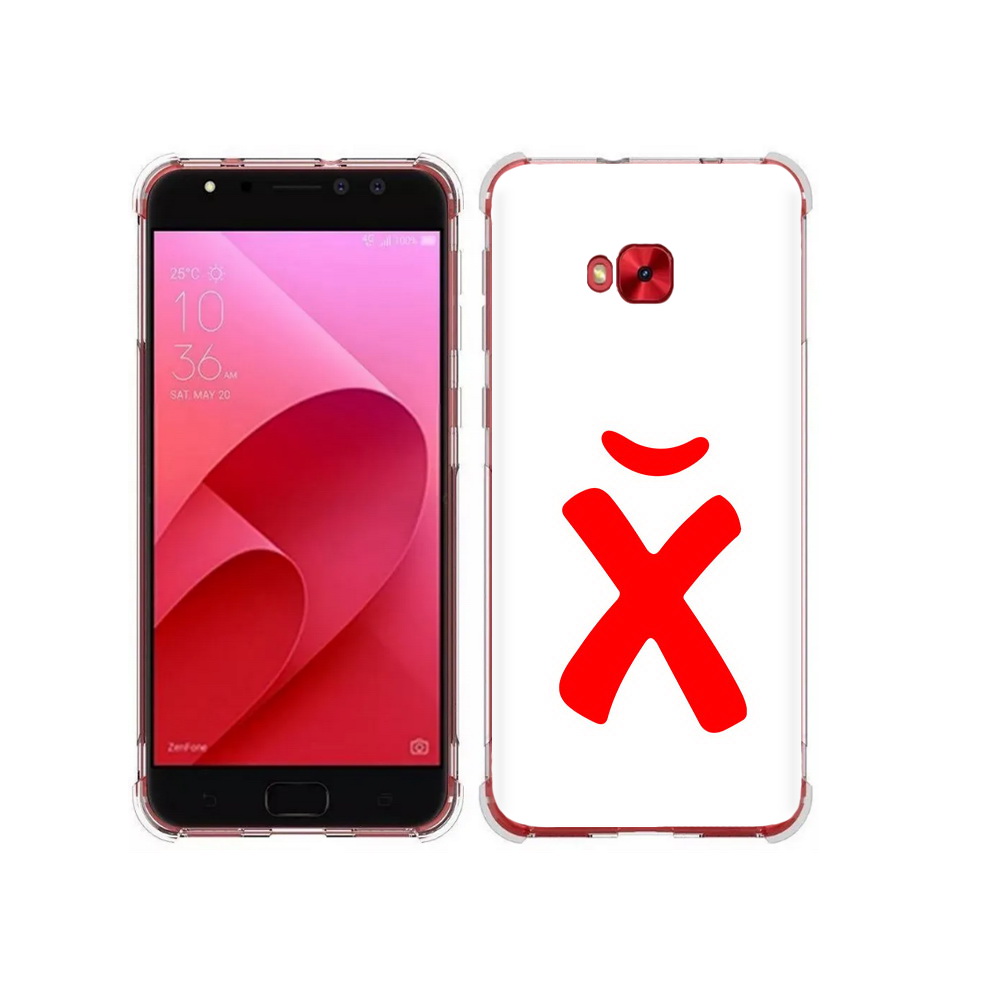 

Чехол MyPads Tocco для Asus ZenFone 4 Selfie абстракция буква х (PT76274.652.209), Прозрачный, Tocco