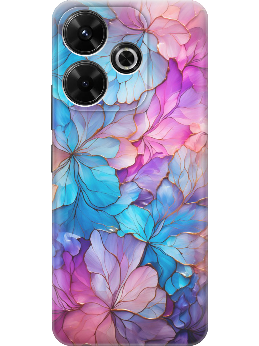 

Силиконовый чехол на Xiaomi Redmi 13 / Redmi Note 13R, Poco M6 4g с принтом 808002, Прозрачный;голубой;розовый, 783988622