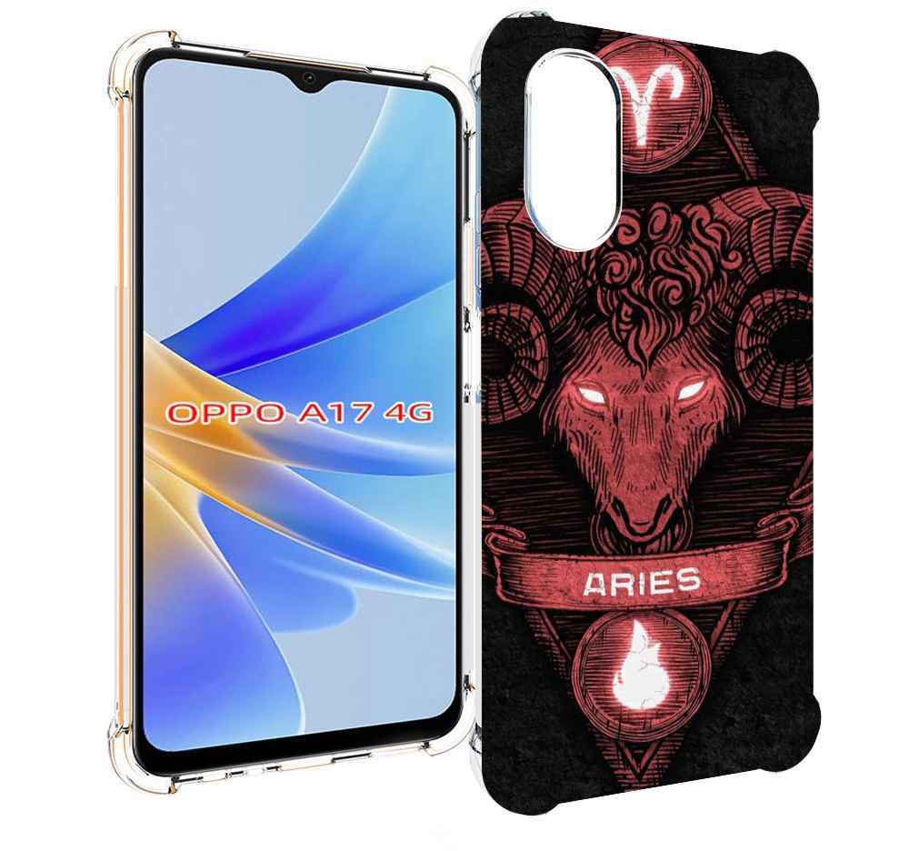 

Чехол MyPads знак зодиака овен 6 для OPPO A17, Прозрачный, Tocco