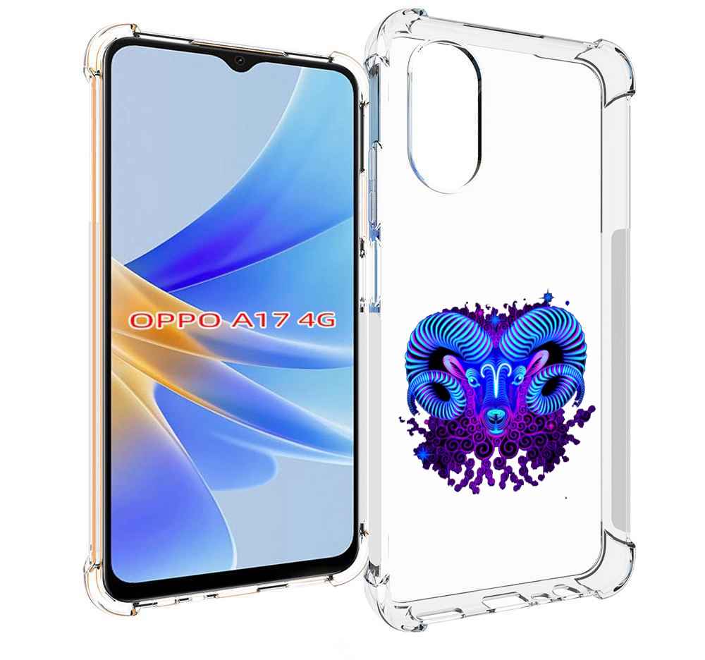 

Чехол MyPads знак зодиака овен 2 для OPPO A17, Прозрачный, Tocco