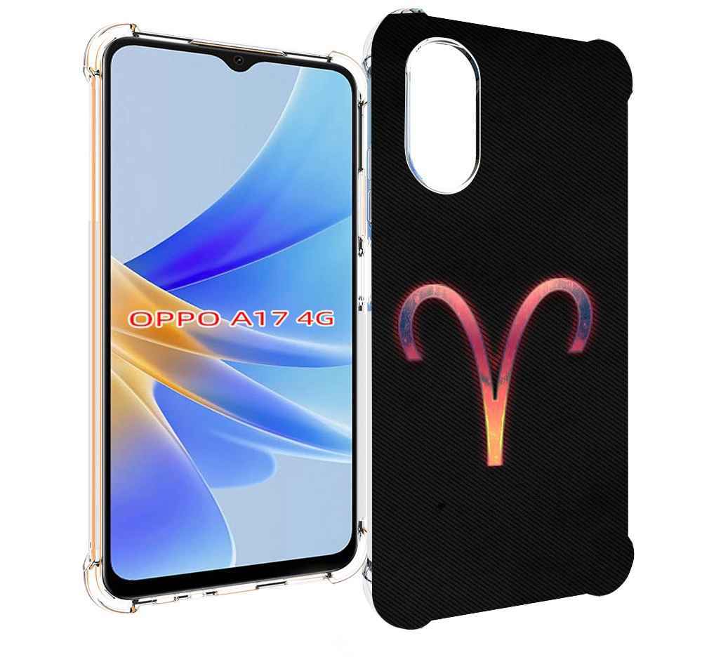 

Чехол MyPads знак зодиака овен 1 для OPPO A17, Прозрачный, Tocco