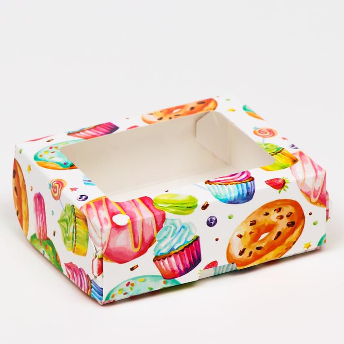 

Коробка складная "Пончики", 10 х 8 х 3,5 см