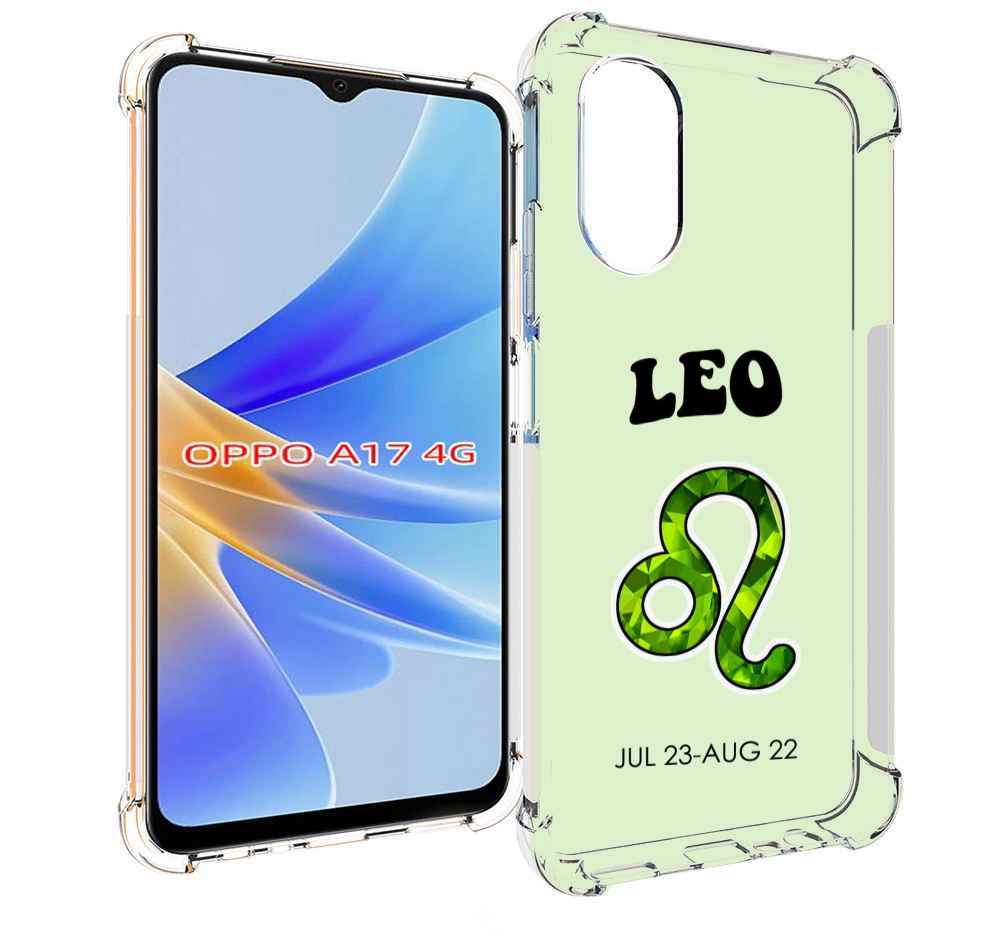 

Чехол MyPads знак зодиака лев 1 для OPPO A17, Прозрачный, Tocco