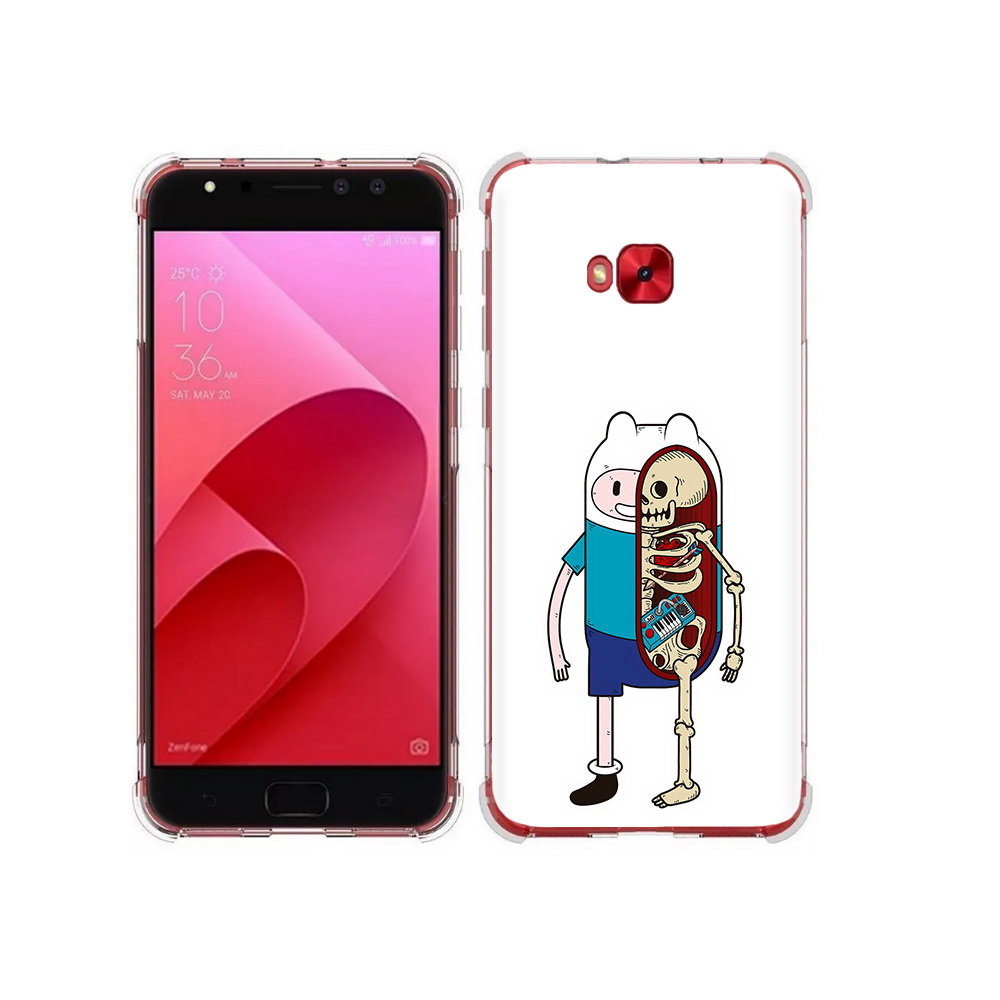 Чехол MyPads Tocco для Asus ZenFone 4 Selfie Финн скелет (PT76274.652.187)