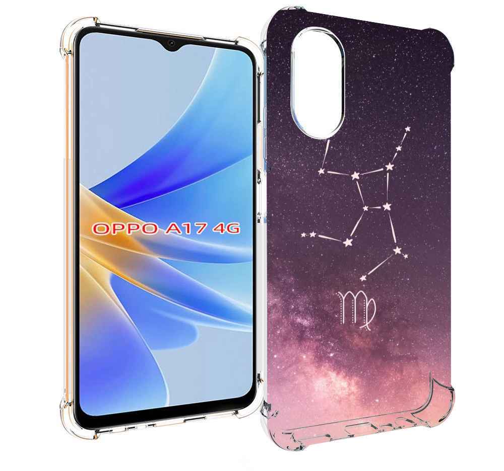 

Чехол MyPads знак зодиака дева 4 для OPPO A17, Прозрачный, Tocco