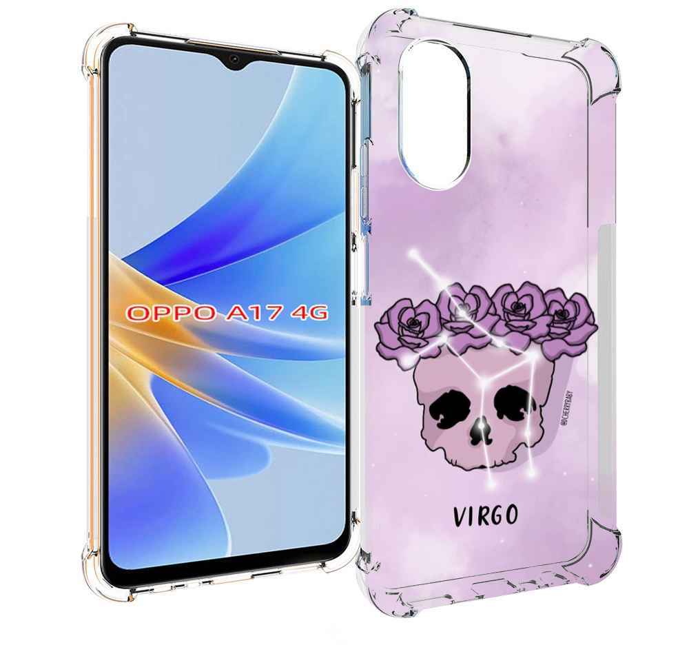 

Чехол MyPads знак зодиака дева 2 для OPPO A17, Прозрачный, Tocco