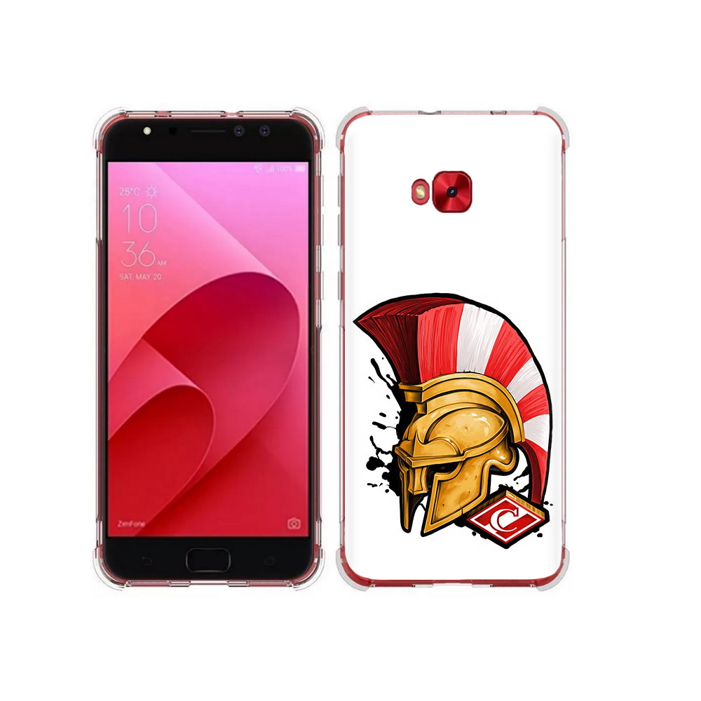 

Чехол MyPads Tocco для Asus ZenFone 4 Selfie ФК спартак шлем (PT76274.652.185), Прозрачный, Tocco