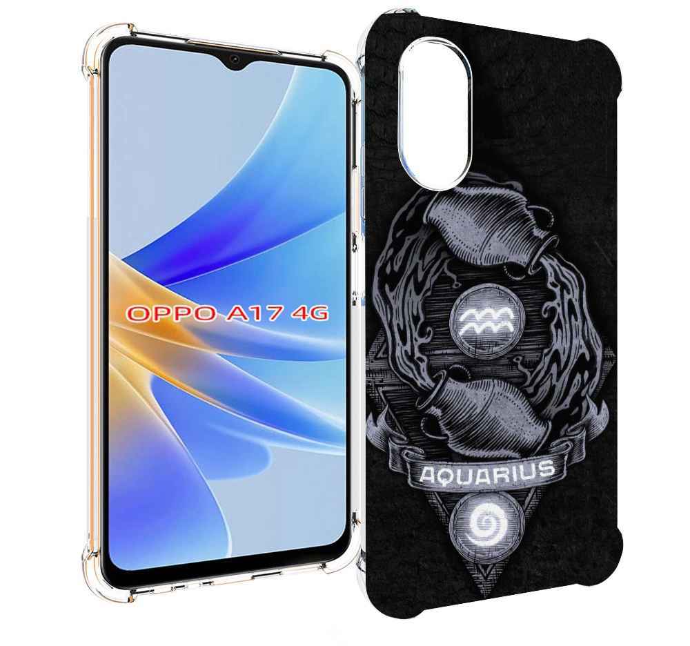

Чехол MyPads знак зодиака водолеи 6 для OPPO A17, Прозрачный, Tocco