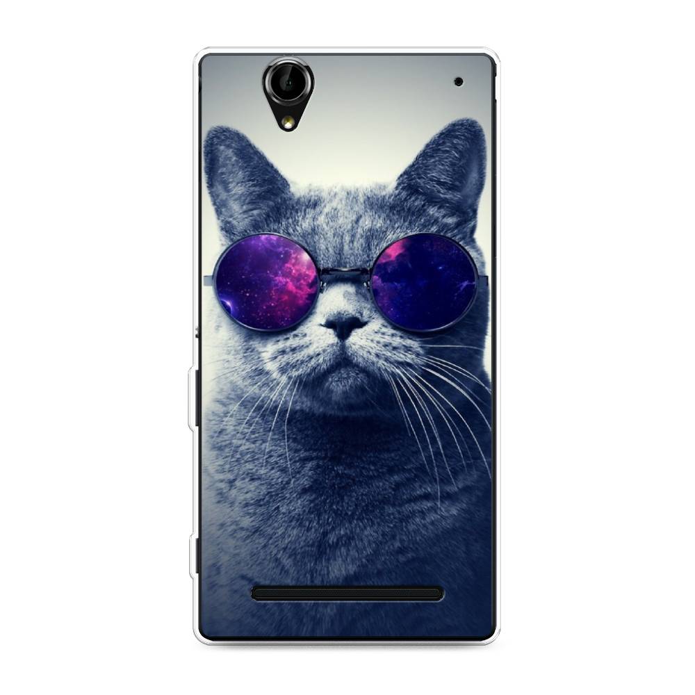 

Чехол Awog на Sony Xperia T2 Ultra "Космический кот", Разноцветный, 50950-1